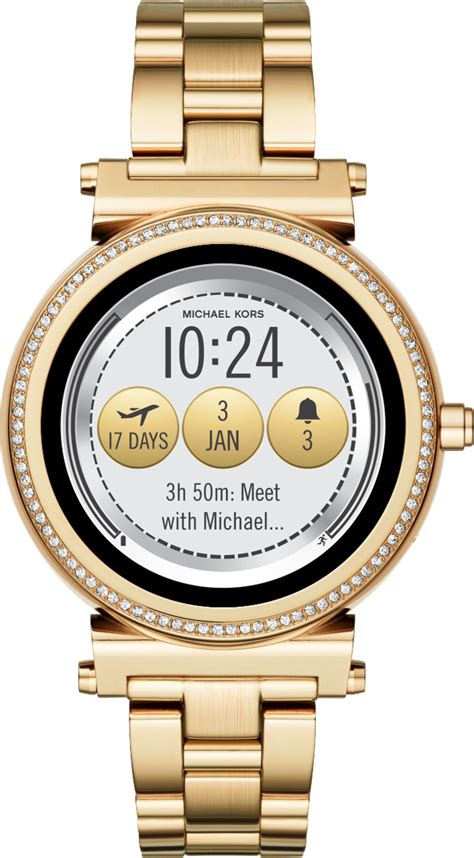 michael kors smartwatch sofie gold|michael kors sofie smartwatch bands.